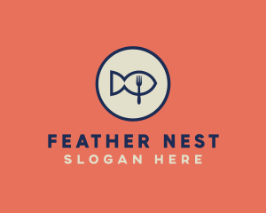 Fish Seafood Restaurant logo design