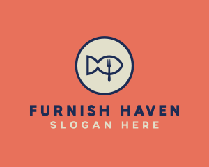 Fish Seafood Restaurant logo design