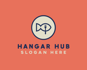 Fish Seafood Restaurant logo design