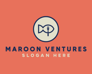 Fish Seafood Restaurant logo design