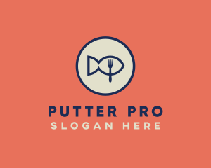 Fish Seafood Restaurant logo design