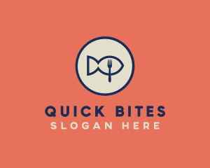 Fish Seafood Restaurant logo design