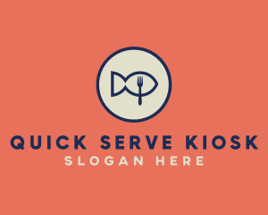 Fish Seafood Restaurant logo design