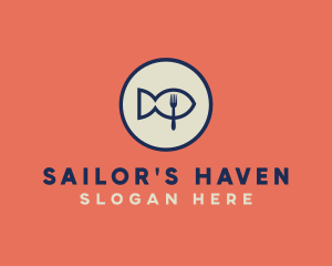 Fish Seafood Restaurant logo design