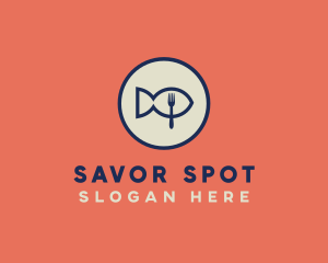 Fish Seafood Restaurant logo design