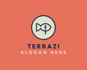 Fish Seafood Restaurant logo design