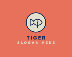 Fish Seafood Restaurant logo design