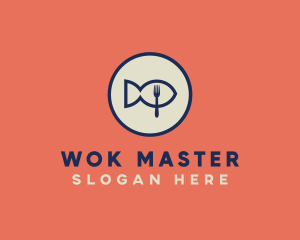 Fish Seafood Restaurant logo design