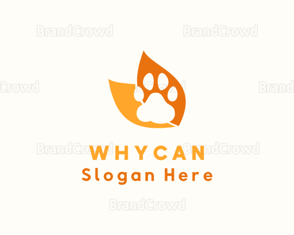 Animal Veterinary Paw Logo