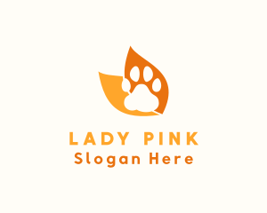 Animal Veterinary Paw Logo