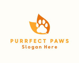 Animal Veterinary Paw logo design