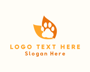 Paw - Animal Veterinary Paw logo design