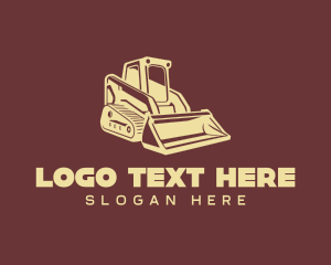 Heavy Machinery - Skid Loader Heavy Machinery logo design