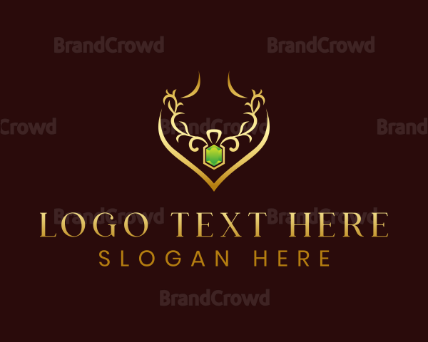 Premium Necklace Jewelry Logo