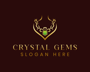 Premium Necklace Jewelry logo design