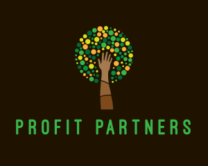 Hand Tree Farming logo design