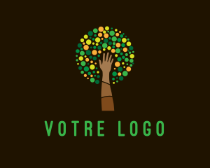Park - Hand Tree Farming logo design
