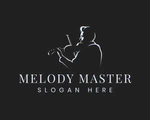 Musician - Violinist Musician Performer logo design