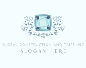 Upscale - Blue Diamond Luxury logo design