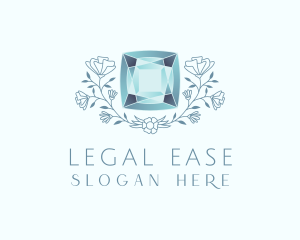Crystal - Blue Diamond Luxury logo design