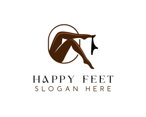 Feet - Lingerie Legs Stockings logo design