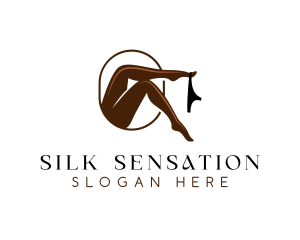 Sensual - Lingerie Legs Stockings logo design