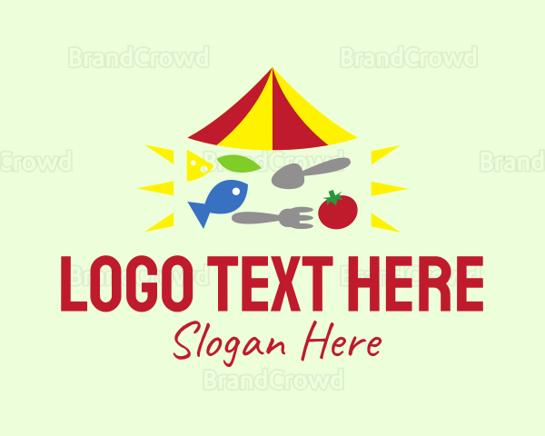 Healthy Vegetarian Restaurant Logo