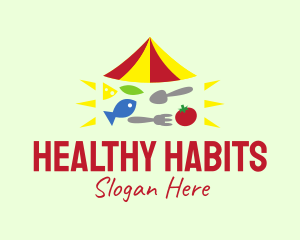 Healthy Vegetarian Restaurant  logo design