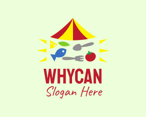 Tent - Healthy Vegetarian Restaurant logo design