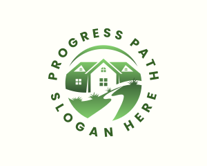 Path Landscaping Realty logo design