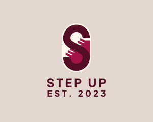 Staircase - Staircase Steps Letter S logo design