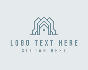 Leasing - Construction Roof Builder logo design