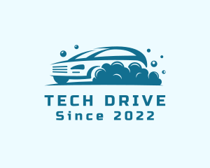 Driving Car Wash logo design