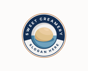 Dough Baking Ingredient logo design