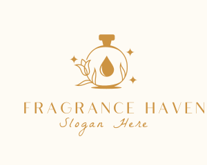 Flower Scent Perfume logo design