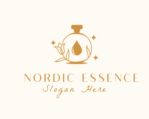 Flower Scent Perfume logo design