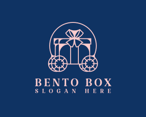 Souvenir Gift Box Carriage logo design