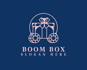 Souvenir Gift Box Carriage logo design