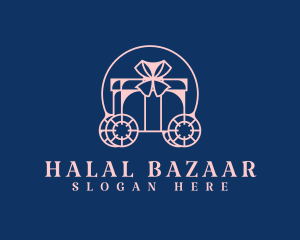 Souvenir Gift Box Carriage logo design