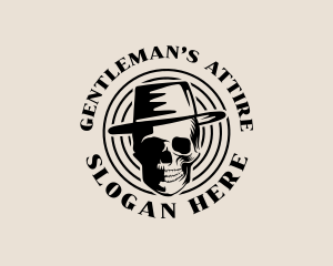 Hat Skull Menswear logo design