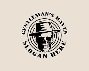 Hat Skull Menswear logo design