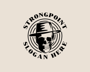 Hat Skull Menswear logo design