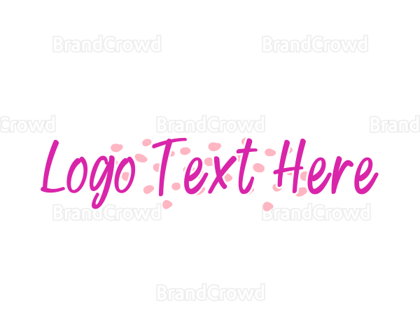 Cute Generic Handwriting Logo