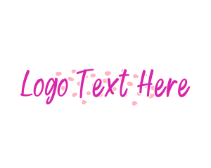 Pink - Cute Generic Handwriting logo design