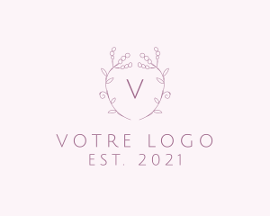 Flower Buds Arrangement Boutique Logo