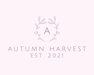 Flower Buds Arrangement Boutique logo design