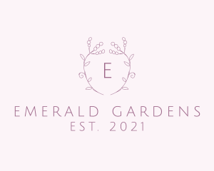 Flower Buds Arrangement Boutique logo design