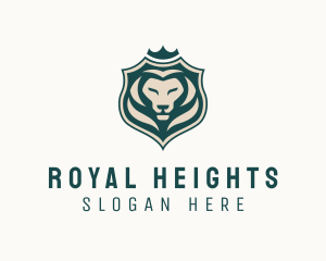 Royal Lion Insurance Crest  logo design