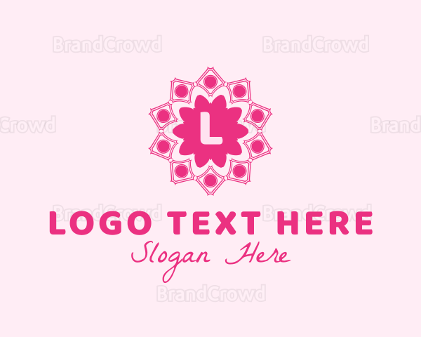 Decorative Flower Home Decor Logo