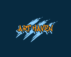 Graffiti Neon Paint logo design